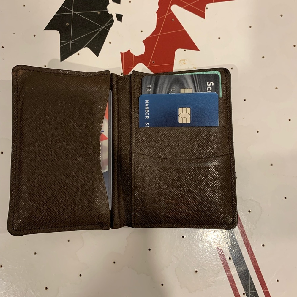 LOUIS VUITTON Ebene Damier Pocket Organizer